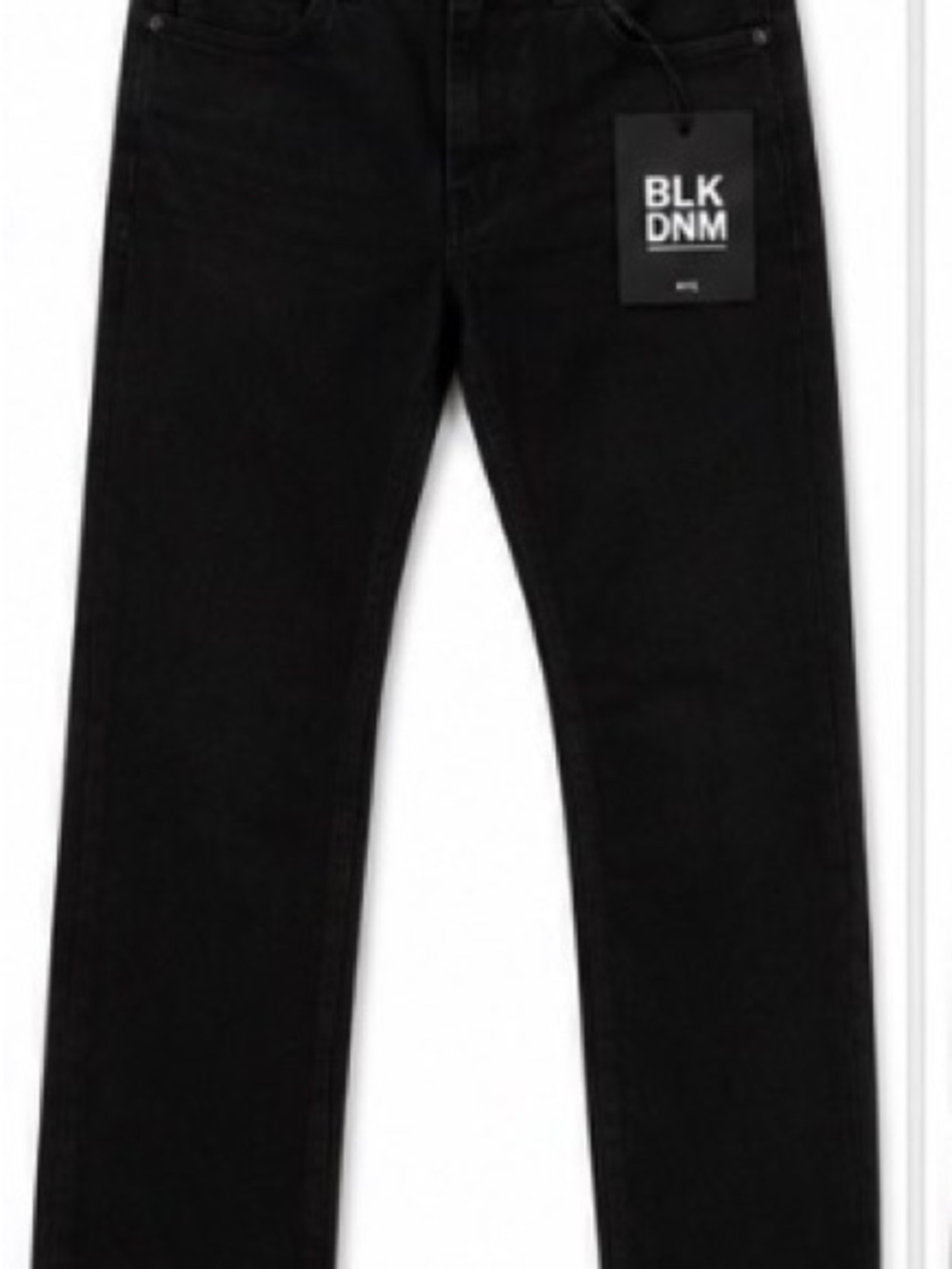 BLK DNM NYC Men’s Black Straight Leg Jeans Size 31x34 NWT Sample